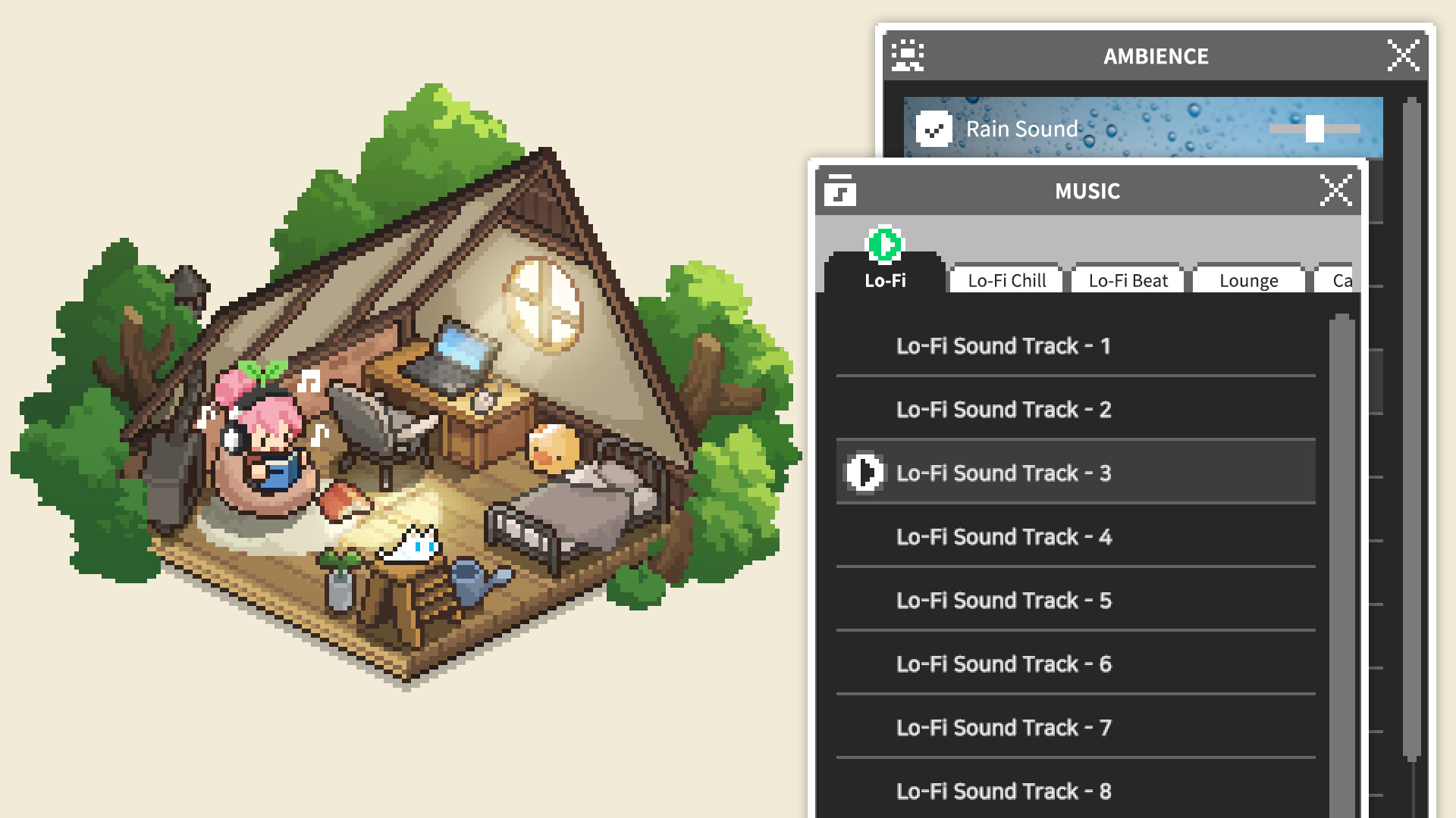 迷你舒适房间：Lo-Fi/Mini Cozy Room: Lo-Fi-3