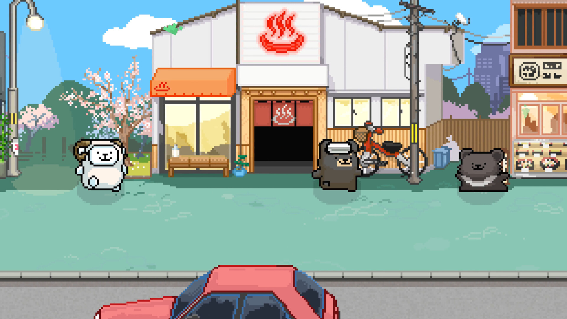 线条小狗：动物温泉/Animal Spa-4