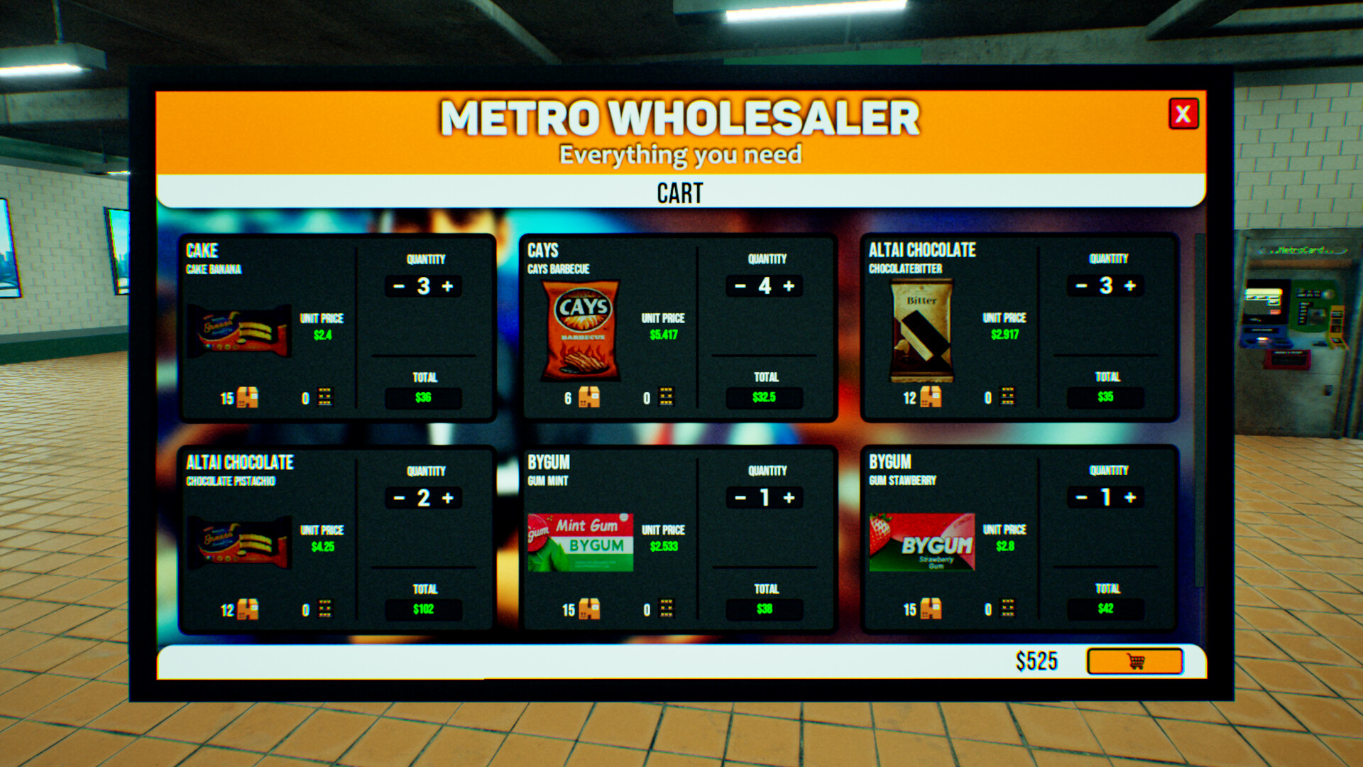 地铁迷你市场模拟器/Metro Mini Market Simulator-5