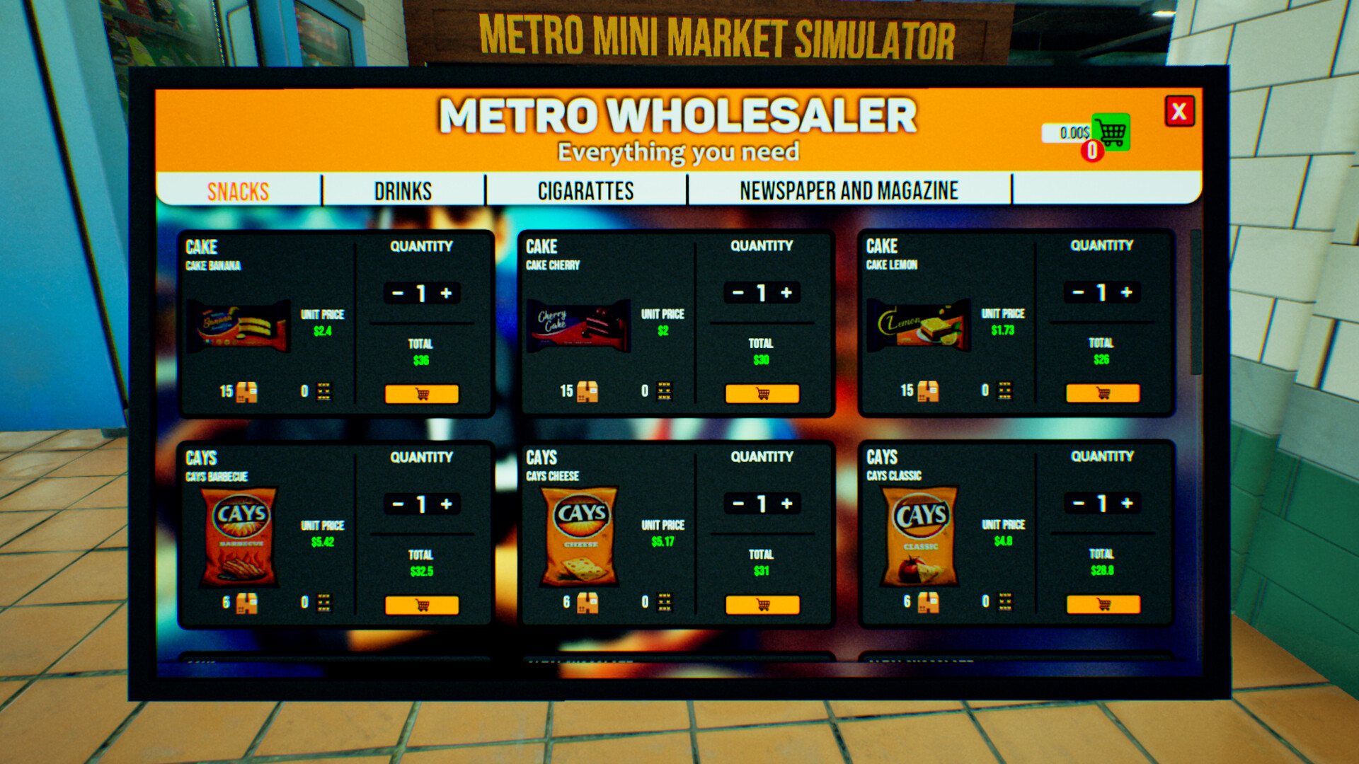 地铁迷你市场模拟器/Metro Mini Market Simulator-4