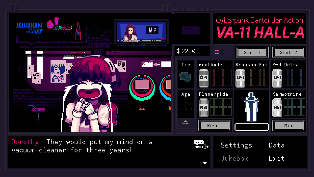 VA-11 HALL-A：赛博朋克酒保行动/VA-11 Hall-A: Cyberpunk Bartender Action-1