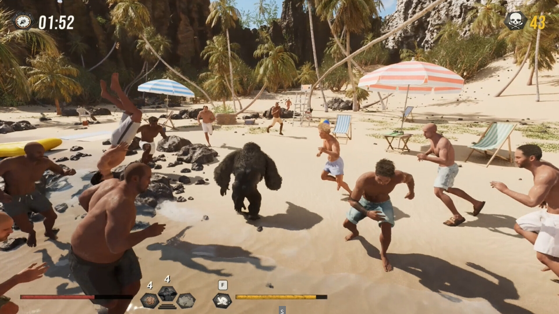 猩猩对战100个男人/Gorilla Vs 100 Men-2