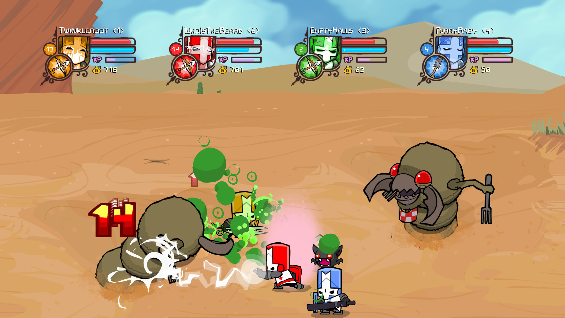 城堡毁灭者/城堡破坏者/Castle Crashers/支持网络联机-5