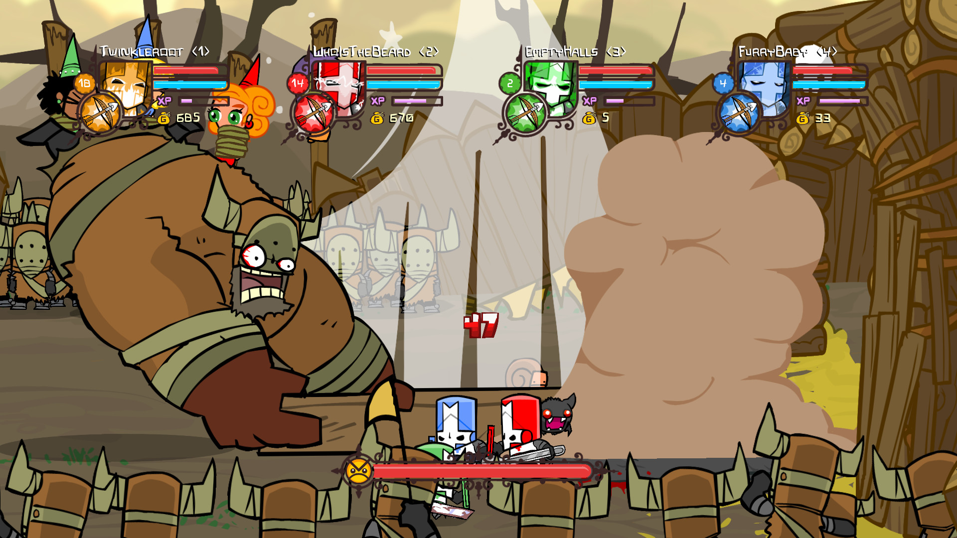 城堡毁灭者/城堡破坏者/Castle Crashers/支持网络联机-2