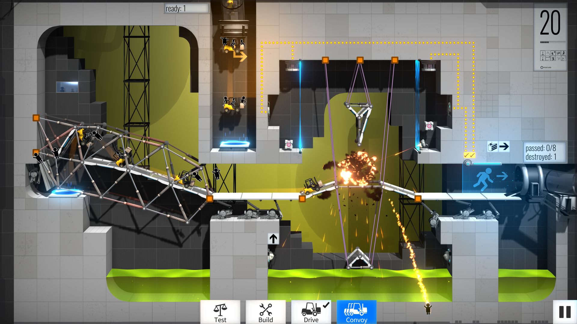 桥梁工程师传送门/Bridge Constructor Portal-6