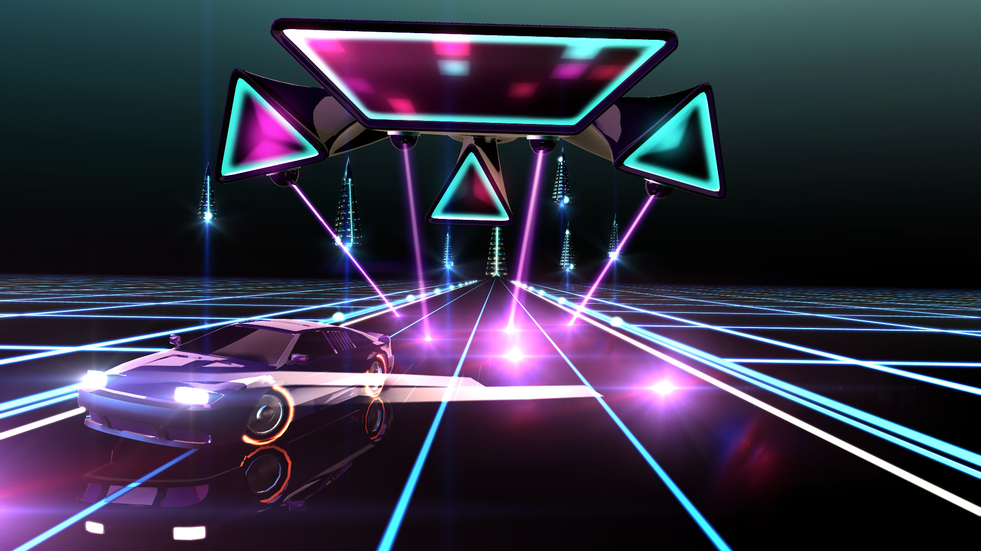 霓虹飞车/Neon Drive-4