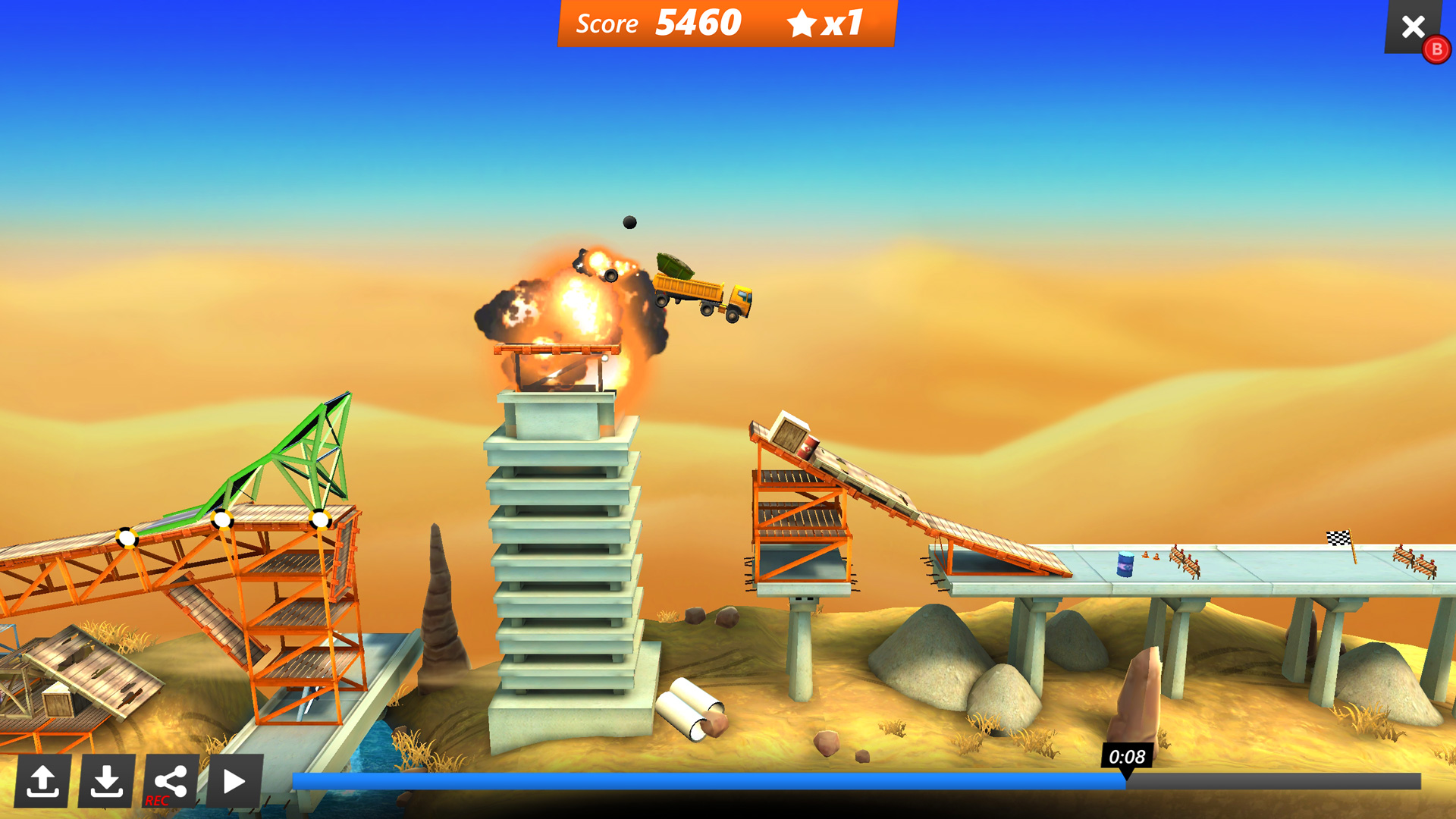 桥梁建造师：特技/Bridge Constructor Stunts-4