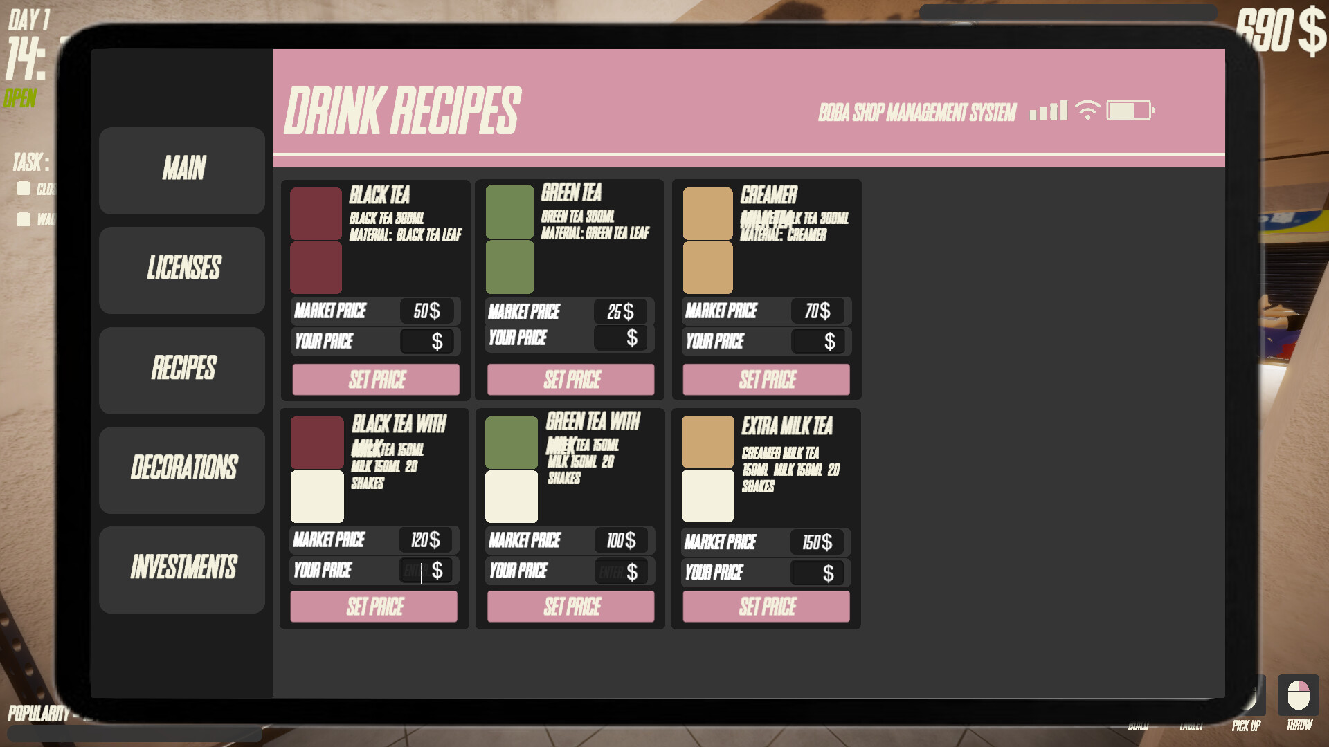 奶茶店模拟器/Boba Tea Shop Simulator-5 奶茶店模拟器/Boba Tea Shop Simulator-5