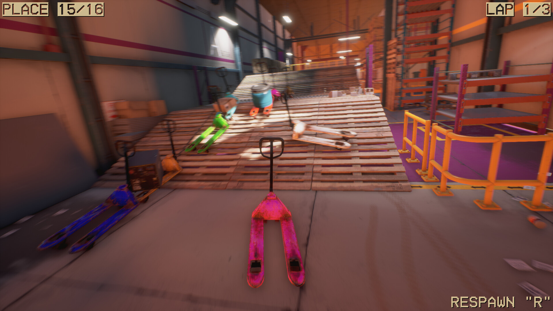 托盘搬运竞速/Pallet Jack Racing-1